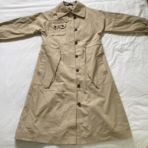 Vintage P.B.D. International Khaki Trench Coat